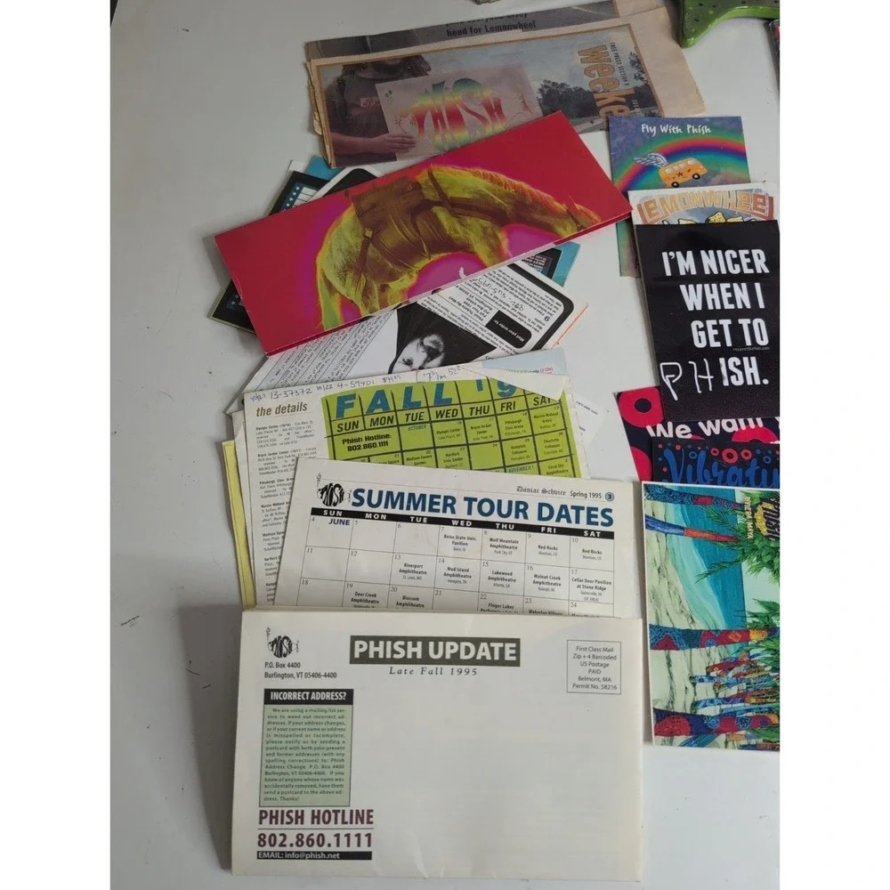 Huge Rare Phish Lot Memorabilia Poster CDs Cups DVD Calendar Bag Sunglasses More - Picture 3 of 16